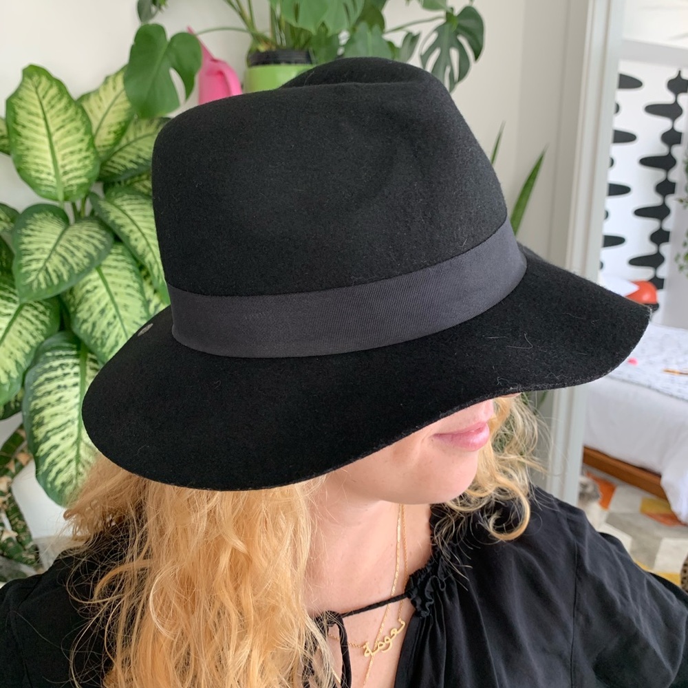 ❤️ Authentic Peter Grinn Black Fedora Hat